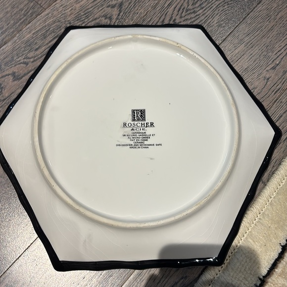 Roscher Zebra print dinner plate 1 piece - Picture 7 of 9